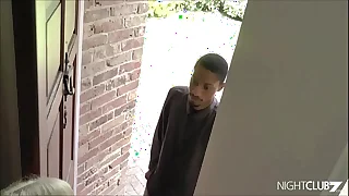 Black male accompany joins to a mature truss